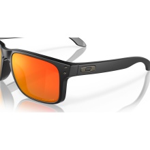 Oakley Sonnenbrille Holbrook (Glasfarbe: Prizm ruby) schwarz matt - 1 Brille